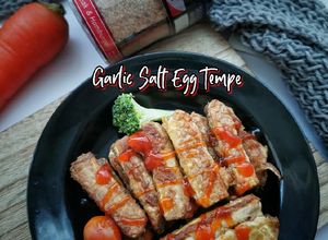 Gambar Garlic Salt Egg Tempe