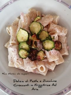 Foto di 316 🍝Delizia di pasta e zucchine croccanti in friggitrice ad aria 🥒