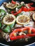 Moqueca de tilapia com castanhas