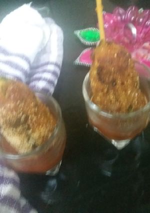A picture of Lotus stem kebabs (kamalkakdi).