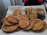 Tempura aubergine