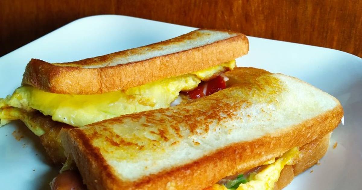 Resep Roti john / egg sandwich / roti telur oleh Putri Wulansari - Cookpad
