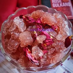 A picture of Gulkand and Kokum Sorbet.
