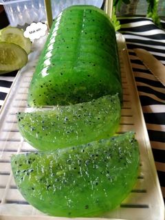 Foto resep Puding timun selasih