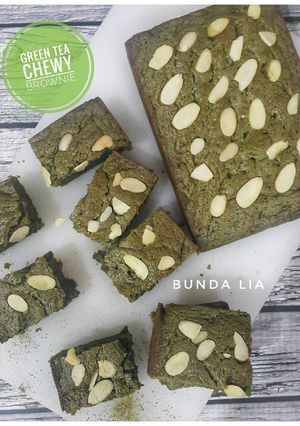 Foto resep Green Tea Chewy Brownie