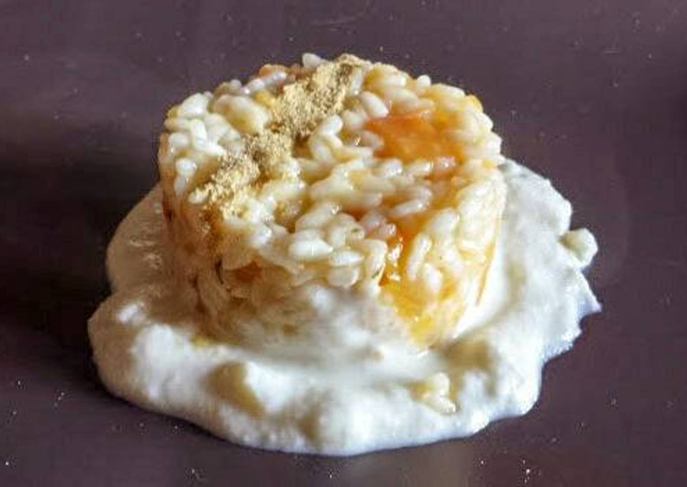 Risotto con calabaza y crema queso pecorino