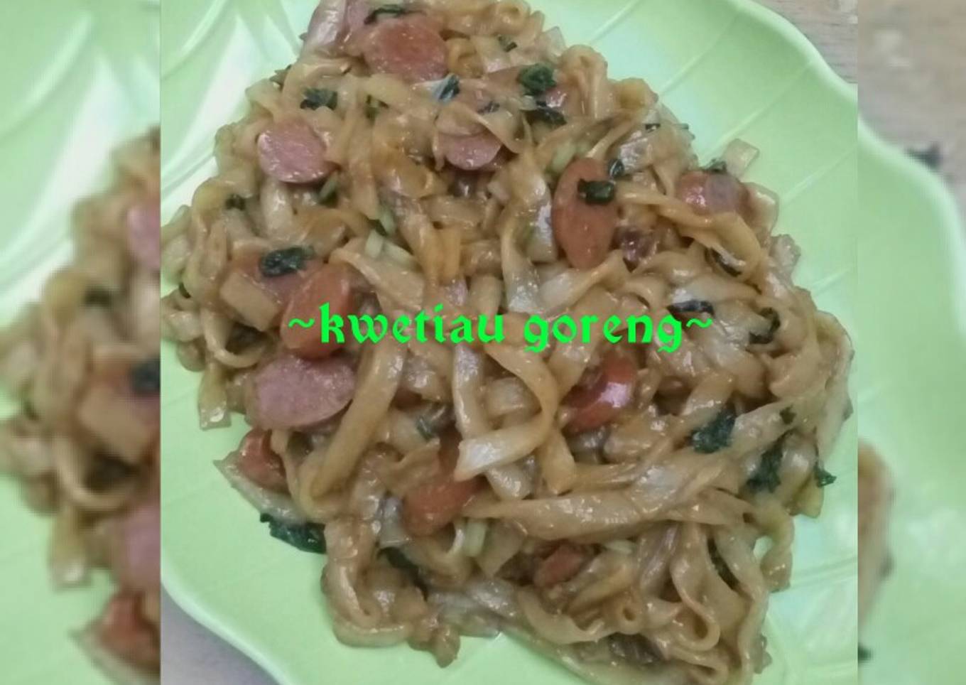 Kwetiau goreng simple