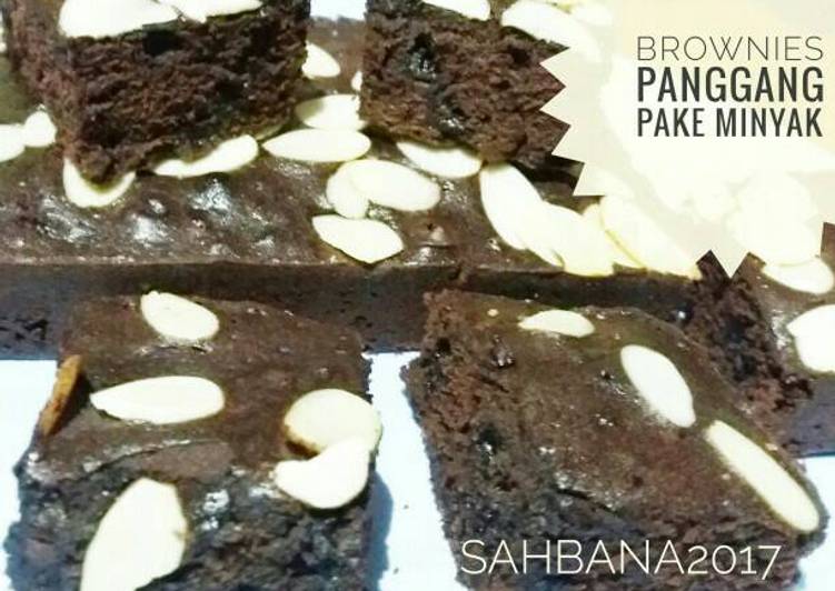 Brownies Panggang Pake Minyak