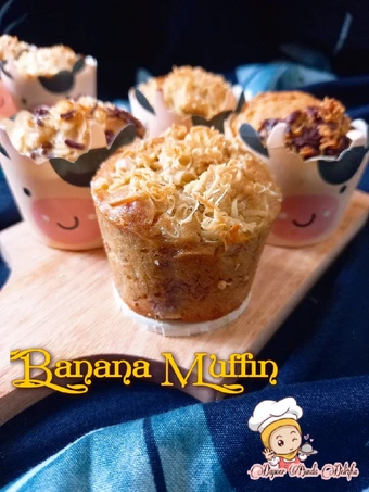 Cara Simple Membuat Resep  22).Muffin Pisang No Mixer yang Bisa Manjain Lidah, Bisa Manjain Lidah