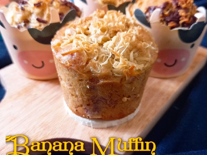 Cara Simple Membuat Resep  22).Muffin Pisang No Mixer yang Bisa Manjain Lidah, Bisa Manjain Lidah