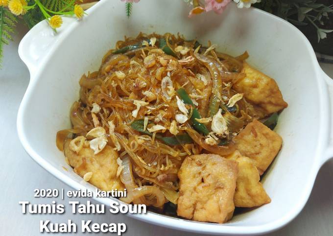 Resep: Tumis Tahu Soun Kuah Kecap Enak Terbaru