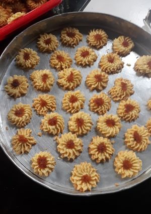 Foto resep 4. Cookies mawar / semprit mawar