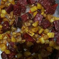 A picture of Oseng Dendeng Sapi Kentang.