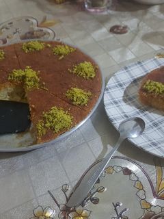 صورة لوصفة بسبوسة بنكهة الليمون