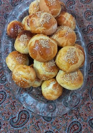عکسی از دستور نان شیر مال😍