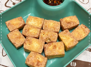 氣炸板豆腐 的食譜成品照片