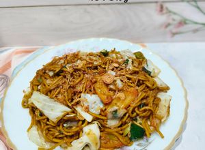 Foto resep Mie Kuning Basah Goreng
