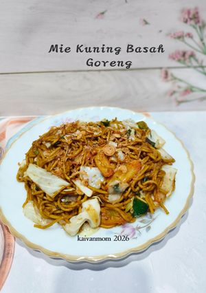 Foto resep Mie Kuning Basah Goreng