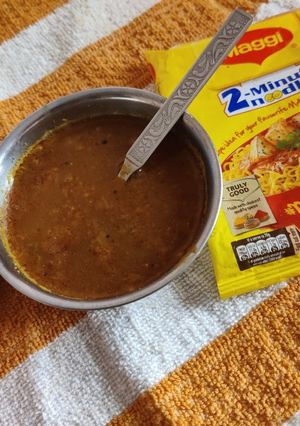 A picture of Maggi Magic e Masala soup.