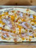 Pizza con zucca e.