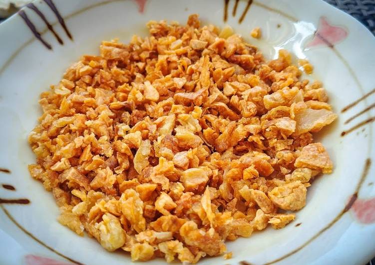 Recipe of Perfect Fried Minced Garlic