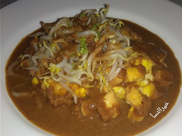 Langkah Gampang Membuat Resep 11. Tahu telur bumbu petis 😋😋 yang Lezat Sekali Anti Ribet, Mantap