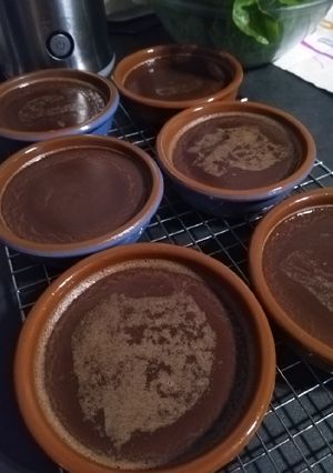 Une photo de Crème aux œufs chocolat