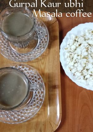 A picture of Masala coffee ☕.