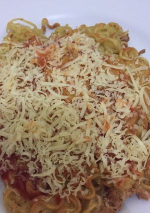 Foto resep Pizza mie keju