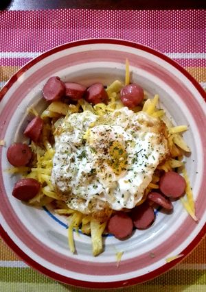 Una foto de Papas fritas a caballo