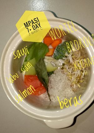 Foto resep Mpasi 7+ day 7 baby c
