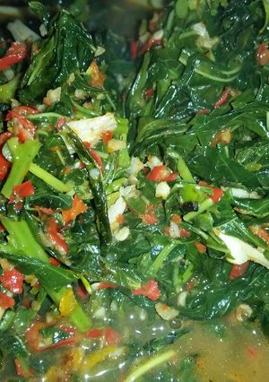 Foto resep Tumis daun singkong
