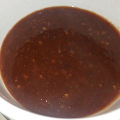 A picture of Hot red chilli sauce.