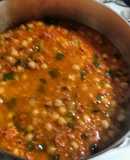 Garbanzos con chorizo. ॐ