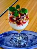 Copa de yogur natural de búfala con frutillas y mucho más 🍓estilo "parfait" en versión saludable 🍓