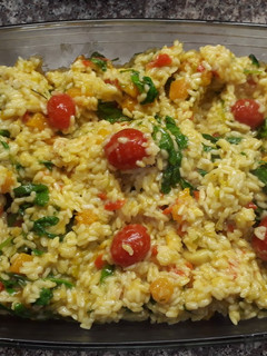 Una foto de Risotto de verduras