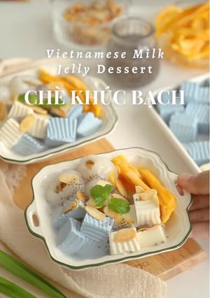 Hình của món Chè khúc bạch.