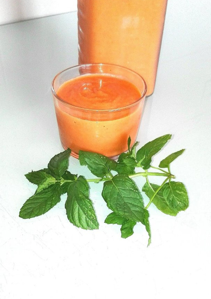 Una foto de Bebida o gazpacho de sandía