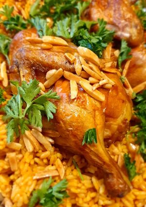 صورة لوصفة بخاري دجاج