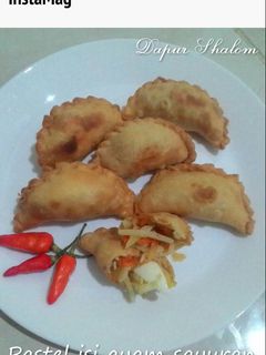 Foto resep Pastel renyah isi ayam sayuran
