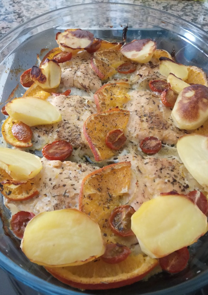 Una foto de Salmón a la naranja al horno (A mi manera 😉)