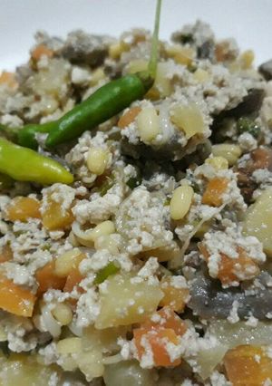 Foto resep Orak arik tahu atiampela komplit