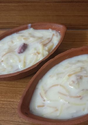 A picture of Instant Custard dry fruits sewaiyan.