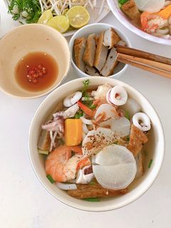 Hình của món Bánh canh chả cá.