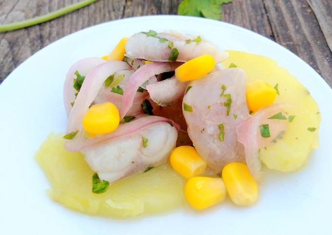 Ceviche leche de tigre Receta de Noemí Gómez- Cookpad