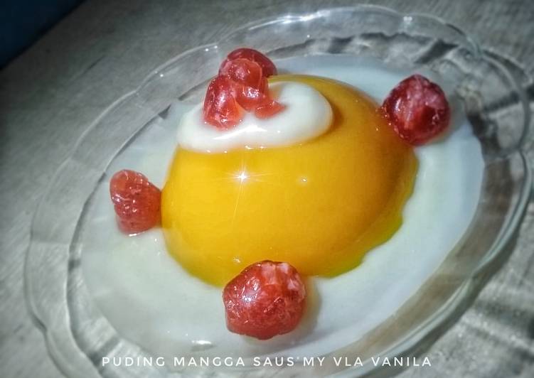 Puding Mangga Saus My Vla Vanila