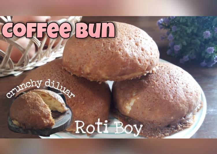 Langkah Mudah untuk Membuat Coffee bun || Roti Boy kaya di mall mall Anti Gagal