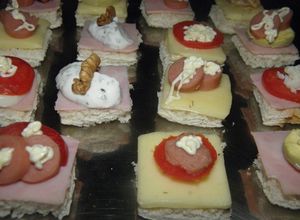 Una foto de Canapés surtidos