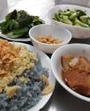 Thịt kho ăn cùng xôi