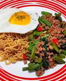 泰式羅勒炒豬肉碎雞蛋麵 THAI BASIL MINCED PORK WITH EGG NOODLE